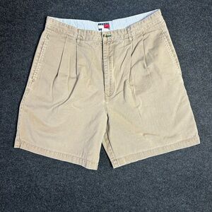 Tommy Hilfiger Tan Men's Flat Front Shorts